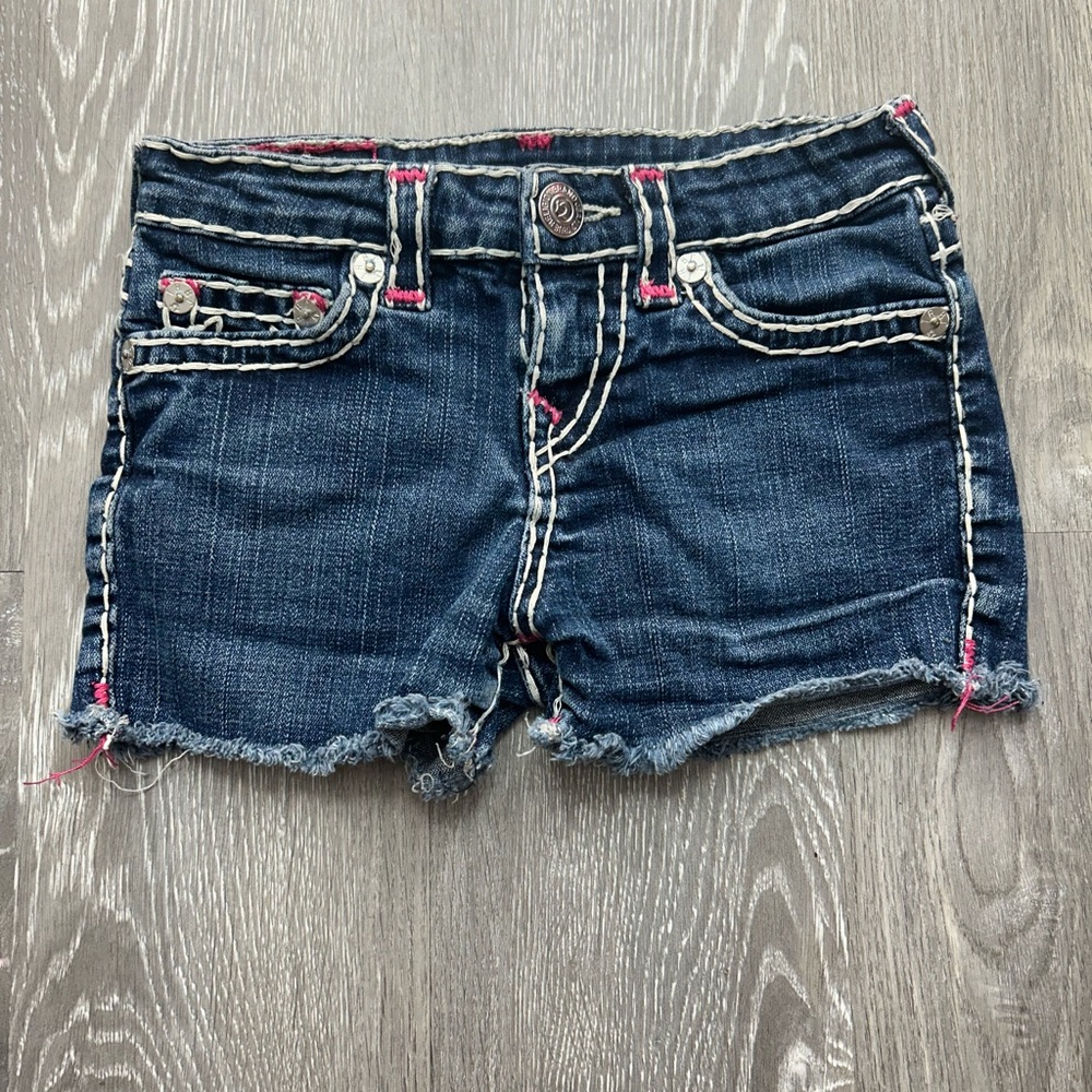 True religion girls shorts size 8
